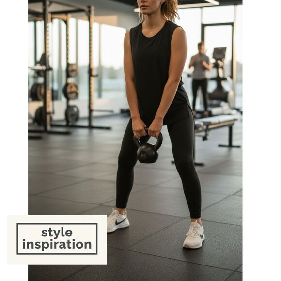 Athleta Black Mini Dress XS Sleeveless Stretch Tunic Athlesisure Activewear Gym - Picture 6 of 7